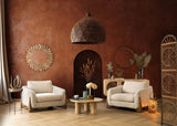 63x34" Three Door Wooden Sideboard Cabinet - The Island Interiors