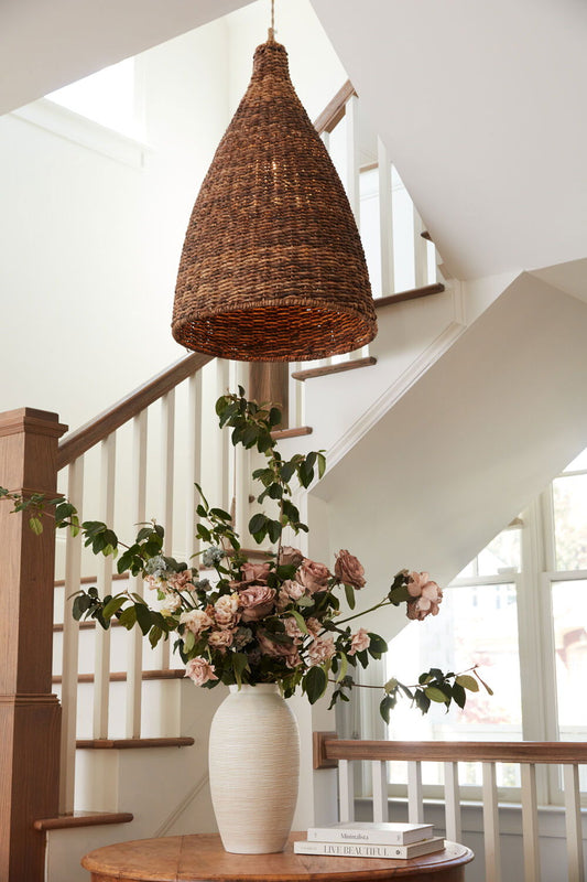Canto Natural Woven Light Shade - The Island Interiors